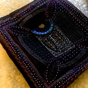 Beaded handbag lightweight shoulder bag